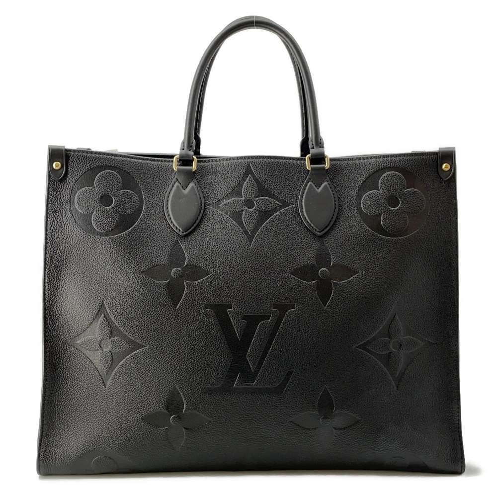 Louis Vuitton Monogram Empreinte OnTheGo Tote Bag Shoulder Black
